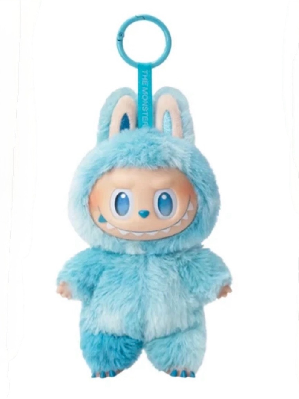 Pop Mart Labubu Big Into Energy The Monsters Hope Blue Plush Authentic Pendant